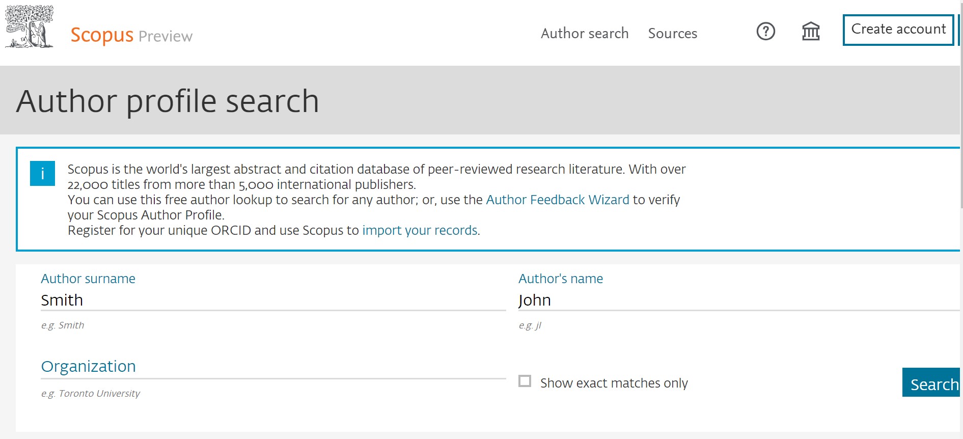 Scopus author